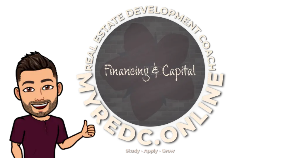 MyREDc Financing and Capital Stacking real estate development graphic with transparent background